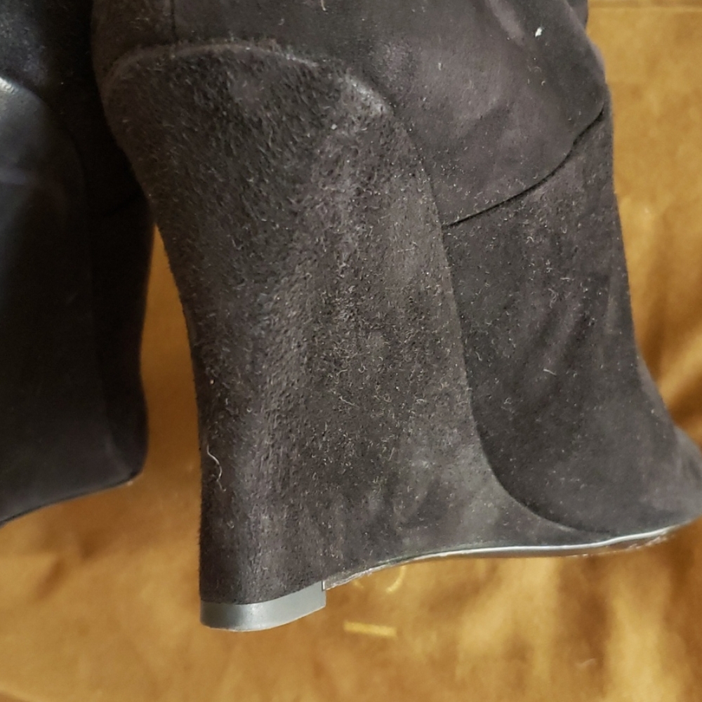 Gucci Black Suede Knee High Boot 8.5US fit 8.5-9 - Picture 14 of 16